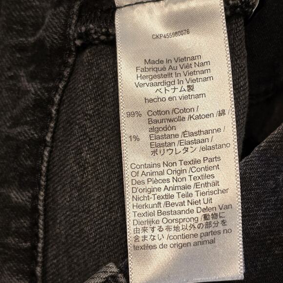 Madewell Minimalist Womens Jeans The Perfect Vintage Skinny 23P Charcoal Black - Picture 4 of 16